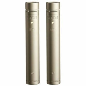 Photo of overhead microphones for hire. Rode NT5.