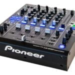 Dj equipment hire, this is a picture of a Pioneer DJm900 mixer. Rent DJ equipment options.