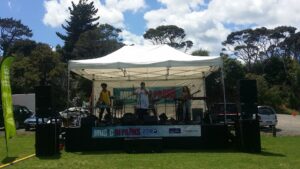 6x4 medium covered stage available for community stage hire in Auckland