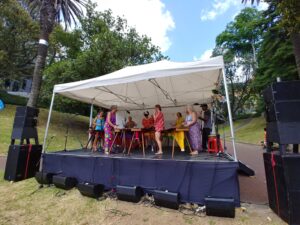6x4 medium covered stage available for community stage hire in Auckland