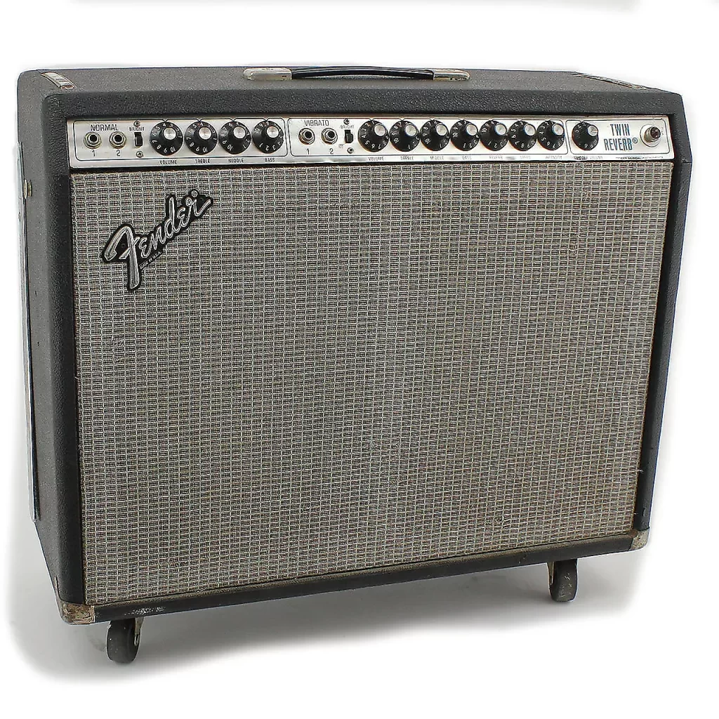 Fender Twin Reverb Silverface guitar amp for hire