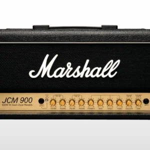 This is a picture of a Marshall JCM 900 guitar amplifier that is available for hire or rent from the rock factory in auckland, new zealand.