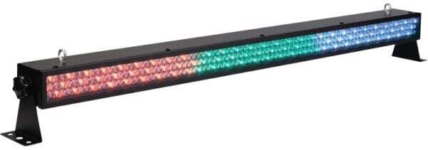 one-meter long LED strip lights showcasing a vibrant colour wash. Available for hire in Auckland.