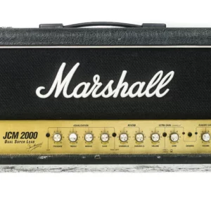 Photo of a Marshall JCM 2000 amp head - DSL guitar amp. This head is available for rent from The Rock Factory in Auckland, New Zealand.