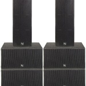 Medium PA 1 with 2 tops, 4 subs version - MDJ Touring.