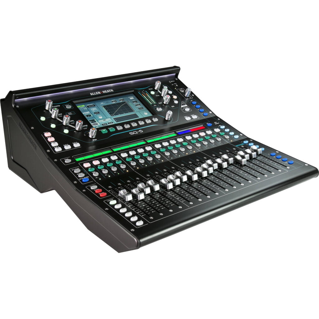 The Allen & Heath SQ desks are great for live recording services.
