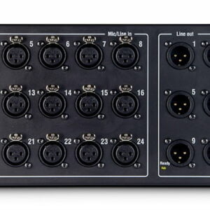 This is a picture of the AR2412 hire allen and heath digital stage box