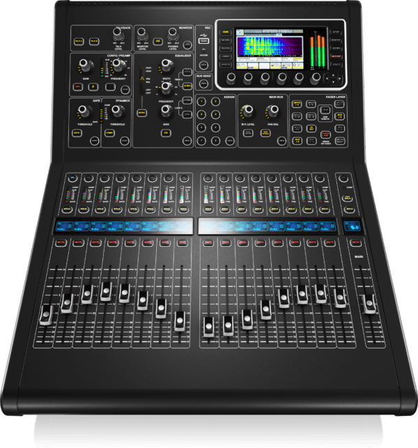 hire midas mixing desk. This is a picture of the midas m32r mixer console.