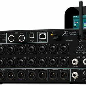 The XR18 rack mixer can be controlled using a tablet device such as an ipad or smart phone.