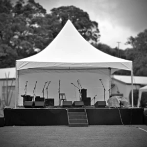 6x6 springtop community stage available for covered stage hire in Auckland