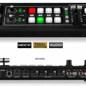 Picture of the Roland v-1HD vision mixer hire option.