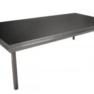 This is a photo of a prolyte stagedex stage piece. These are available for hire from The Rock Factory in Auckland.