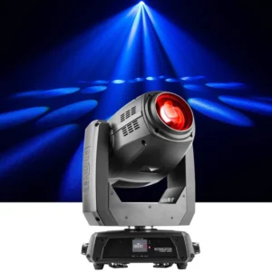 Chauvet intimidator spot 360 moving head hire option from the rock factory in Auckland. Stage lighting hire for your event.
