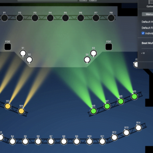 Many of our lighting technicians like to use lightkey to design, program and operate lighting shows.