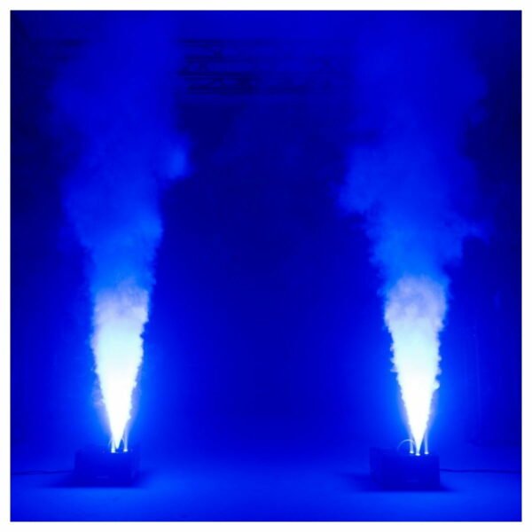 Cameo Steam Wizard Vertical, horizontal or upside down smoke machine effect. Best in pairs for symmetry, and the perfect replacement for CO2 canons at events.