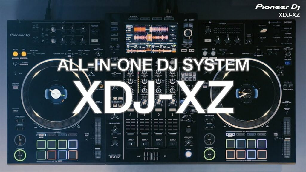 This photo shows a Hire Dj Controller option (the pioneer XDJ-XZ) available from The Rock Factory in Auckland, NZ.