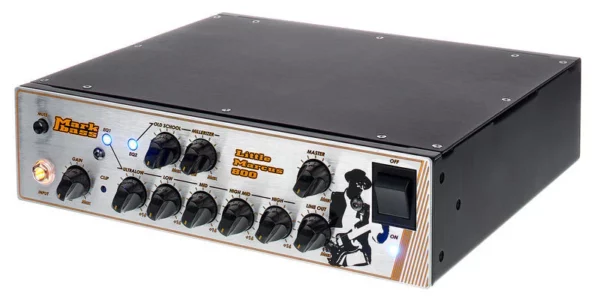 Mark Bass Bass Amplifier hire available in Auckland. This photo shows the little marcus 800 model available in Auckland.
