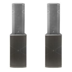 Standard PA 2 is double 15 tops stacked over double 18 subs. A very powerful combination that will work a treat in a huge amount of venues. This a a great touring PA too.