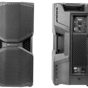 Photo of Double 12 and horn speaker hire auckland. Hire FOH speakers.