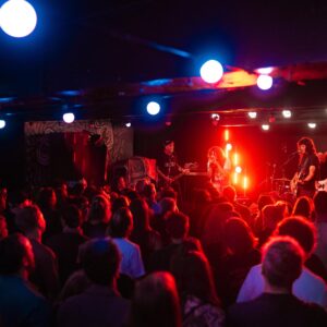 Photo of a band playing at Double Whammy Bar on K Road in Auckland. This is one of the few 400-500 people band venues left in Auckland, NZ.