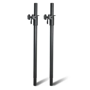 a pair of sub-mounted speaker poles.