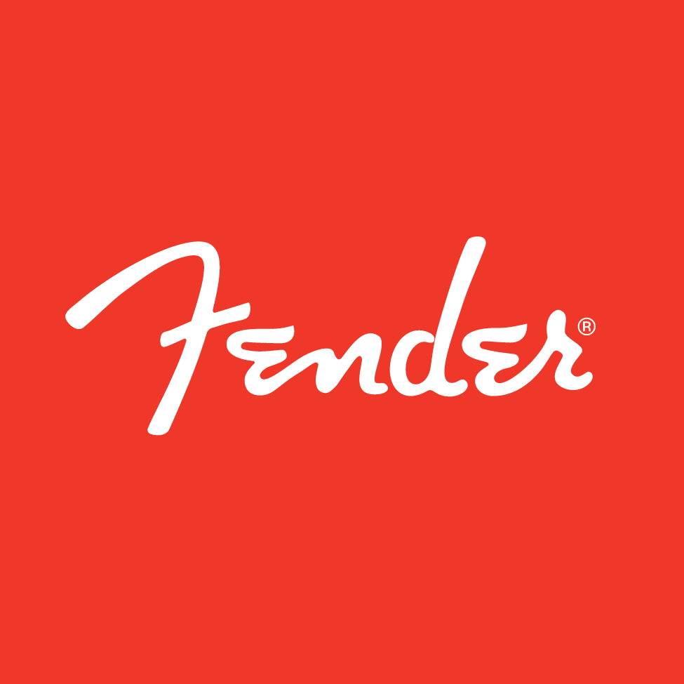 Fender Brand Logo - Red