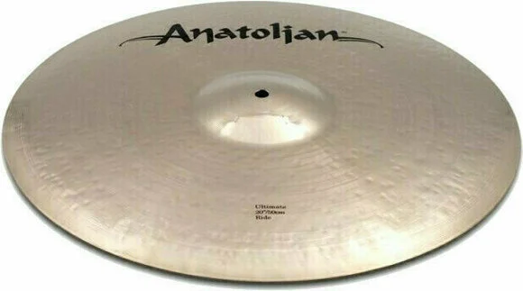 Top down view of an Anatolian Ultimate 22 inch ride cymbal available for hire in Auckland