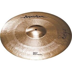 Anatolian 20 inch Top down view of Bertram Engel signature ride cymbal available for hire in Auckland