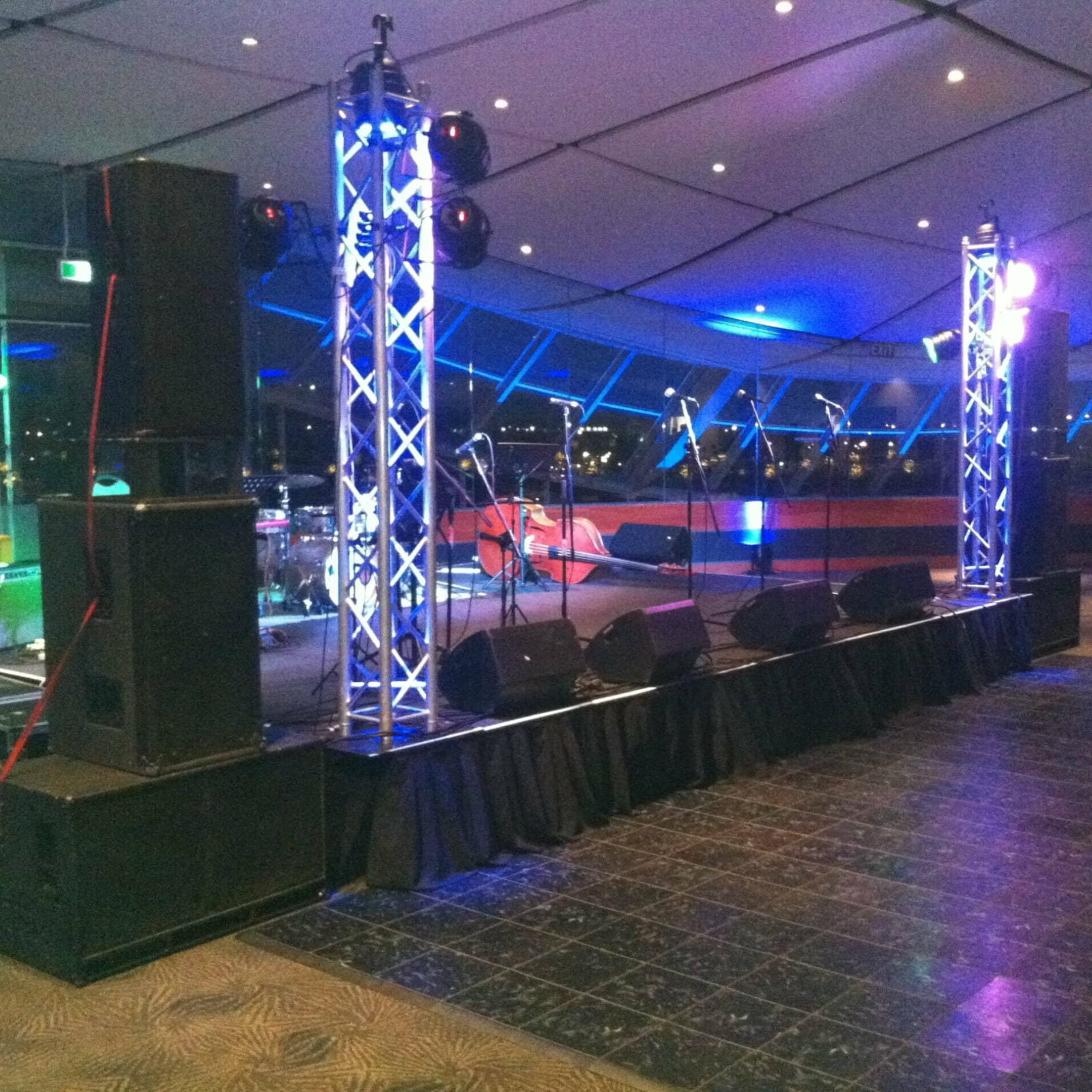 stage hire auckland. We can build stages in any venue.
